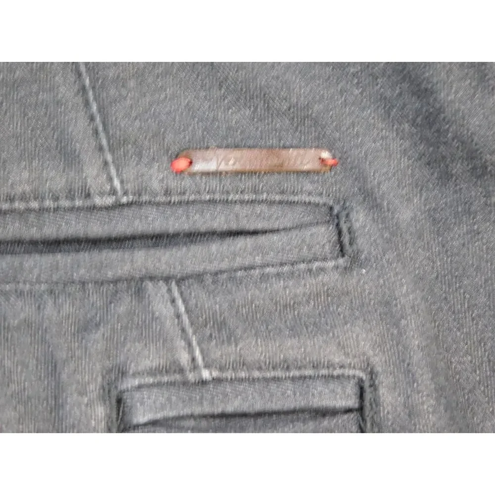 Vermonti Milan Mens Gray Slacks Trousers Pockets Dress Pants Size 36